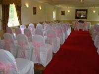 Wedding Chair Cover Lincs and Yorks